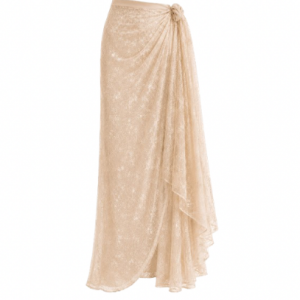 PAREO EN DENTELLE BEIGE